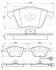 Комплект гальмівних колодок передн, AUDI A3 SEAT LEON SKODA SUPERB II VW EOS, GOLF V, PASSAT B6 1.2-3.6 05.03-08.15 BOSCH 0 986 494 103 (фото 8)