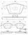 Комплект гальмівних колодок передн, AUDI A3 SEAT LEON SKODA SUPERB II VW EOS, GOLF V, PASSAT B6 1.2-3.6 05.03-08.15 BOSCH 0 986 494 103 (фото 8)