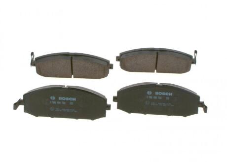 Тормозные колодки дисковые передние NISSAN Patrol GR II 2,8TD 97- BOSCH 0 986 494 150 (фото 1)