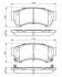 Комплект тормозных колодок, дисковый тормоз BOSCH 0 986 494 221 (фото 8)