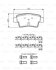 Комплект тормозных колодок, дисковый тормоз BOSCH 0 986 494 222 (фото 8)