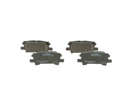 Комплект гальмівних колодок задн, LEXUS RX TOYOTA HIGHLANDER / KLUGER 2.4-3.5 09.00-12.10 BOSCH 0 986 494 224