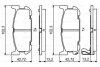 Колодки гальмівні дискові, комплект BOSCH 0 986 494 226 (фото 1)