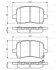 Комплект тормозных колодок, дисковый тормоз BOSCH 0 986 494 306 (фото 1)