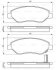 Гальмівні колод. передн. Opel Corsa 1.7 CDTI 06- BOSCH 0 986 494 345 (фото 1)
