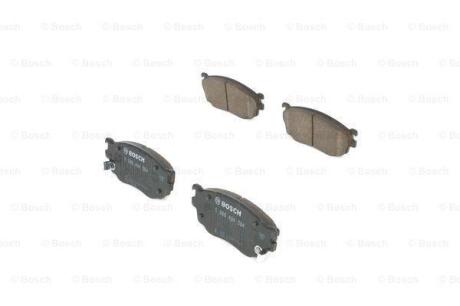 MAZDA гальмівні колодки перед. 626 97- BOSCH 0 986 494 394