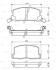 Гальмівні колодки дискові LEXUS ES TOYOTA CAMRY, MR2 I, MR2 II, MR2 III 1.6-3.0 11.84- BOSCH 0 986 494 412 (фото 1)