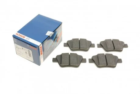 Комплект гальмівних колодок задн, AUDI A1, A3 SEAT ALTEA, ALTEA XL SKODA OCTAVIA II, SUPERB II, YETI VW BEETLE, CADDY III, CADDY III/MINIVAN, EOS, GOLF VI, JETTA III, JETTA IV 1.0-3.6 02.03- BOSCH 0 986 494 416