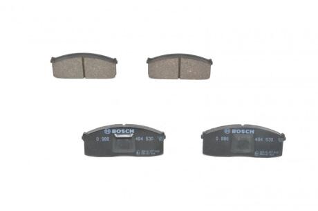 Гальмівні колодки передн. NISSAN BLUBIERD 80- BOSCH 0 986 494 530