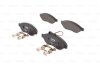 Комплект тормозных колодок, дисковый тормоз BOSCH 0 986 494 581 (фото 1)