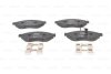 Комплект тормозных колодок, дисковый тормоз BOSCH 0 986 494 581 (фото 7)