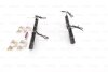 Комплект гальмівних колодок передн, CITROEN C5 III, C6 PEUGEOT 407, 607 1.6D-3.0 02.00- BOSCH 0 986 494 585 (фото 3)