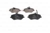 Комплект гальмівних колодок передн, CITROEN C5 III, C6 PEUGEOT 407, 607 1.6D-3.0 02.00- BOSCH 0 986 494 585 (фото 4)