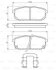 Комплект тормозных колодок, дисковый тормоз BOSCH 0 986 494 590 (фото 8)