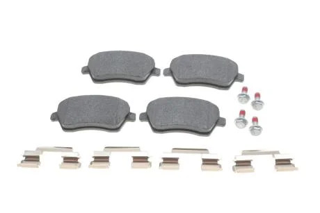 Комплект гальмівних колодок передн (з болтами з шумопоглинаючою пластиною з інструкцією по монтажу), MERCEDES CITAN MIXTO (DOUBLE CABIN), CITAN (MPV), CITAN/MINIVAN (W415) 0.9-Electric 01.03- BOSCH 0 986 494 592