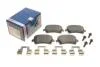 Комплект гальмівних колодок задн, AUDI A3, A4 B7, A6 ALLROAD C6, A6 C6, TT SEAT ALTEA, ALTEA XL, EXEO, EXEO ST, LEON, TOLEDO III SKODA OCTAVIA II, SCALA, SUPERB II, YETI 1.2-4.2 02.03- BOSCH 0 986 494 595 (фото 1)