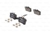 Комплект тормозных колодок, дисковый тормоз BOSCH 0 986 494 599 (фото 1)