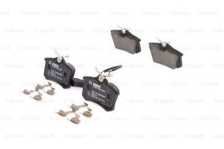 Комплект тормозных колодок, дисковый тормоз BOSCH 0 986 494 599