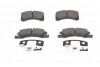 Комплект тормозных колодок, дисковый тормоз BOSCH 0 986 494 610 (фото 6)