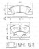 Комплект тормозных колодок, дисковый тормоз BOSCH 0 986 494 610 (фото 8)