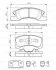 Комплект гальмівних накладок, дискове гальмо BOSCH 0 986 494 610 (фото 8)