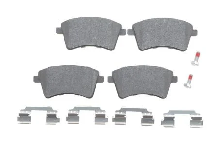 Комплект гальмівних колодок передн (з болтами з шумопоглинаючою пластиною з інструкцією по монтажу), MERCEDES CITAN MIXTO (DOUBLE CABIN), CITAN (MPV), CITAN/MINIVAN (W415) 1.2-Electric 02.08- BOSCH 0 986 494 612