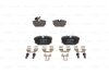 Комплект гальмівних колодок задн, VW CALIFORNIA T4 CAMPER, TRANSPORTER T4 1.8-2.8 07.90-06.03 BOSCH 0 986 494 619 (фото 2)
