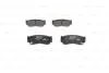 Комплект гальмівних колодок задн, HYUNDAI H-1, H-1 / STAREX, H-1 CARGO, SANTA FÉ II, SANTA FÉ II/SUV 2.2D-2.7 06.97- BOSCH 0 986 494 628 (фото 4)