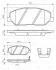 Комплект гальмівних колодок передн, HYUNDAI GENESIS, GRAND SANTA FÉ, SANTA FÉ II, SANTA FÉ III, SANTA FÉ II/SUV KIA SORENTO II, SORENTO II/SUV SSANGYONG ACTYON SPORTS I, KORANDO 2.0-3.8 11.05- BOSCH 0 986 494 631 (фото 8)
