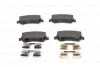 Комплект гальмівних колодок задн, VOLVO S60 II, S80 II, V60 I, V70 III, V70 III/KOMBI, XC60 I, XC70 II FORD GALAXY II, GALAXY MK II, S-MAX LAND ROVER FREELANDER 2 1.5-4.4 03.06-12.19 BOSCH 0 986 494 641 (фото 6)