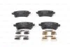 Комплект гальмівних колодок задн, VOLVO S60 II, S80 II, V60 I, V70 III, V70 III/KOMBI, XC60 I, XC70 II FORD GALAXY II, GALAXY MK II, S-MAX LAND ROVER FREELANDER 2 1.5-4.4 03.06-12.19 BOSCH 0 986 494 641 (фото 7)