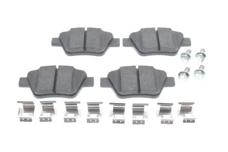 Комплект гальмівних колодок задн, AUDI A1, A3 SEAT ALTEA, ALTEA XL, LEON SKODA OCTAVIA II, SUPERB II, YETI VW BEETLE, CADDY III, CADDY III/MINIVAN, EOS, GOLF VI, JETTA III 1.0-3.6 02.03- BOSCH 0 986 494 643