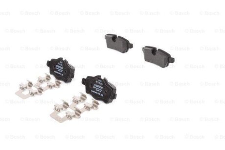 Комплект тормозных колодок, дисковый тормоз BOSCH 0 986 494 645