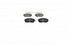 Комплект гальмівних колодок передн, SUBARU FORESTER, IMPREZA, LEGACY IV, LEGACY V, OUTBACK 1.5-3.0 12.00- BOSCH 0 986 494 653 (фото 4)