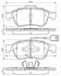Комплект гальмівних колодок передн, MERCEDES CITAN TOURER (W420), CITAN/MINIVAN (W420), T (MPV) ALFA ROMEO GIULIETTA 1.3-2.0D 04.10- BOSCH 0 986 494 680 (фото 1)