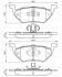 Комплект гальмівних колодок задн, FORD MAVERICK FORD USA ESCAPE MAZDA TRIBUTE 2.0/2.3/3.0 03.00- BOSCH 0 986 494 683 (фото 1)