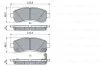 Комплект гальмівних колодок, дискове гальмо BOSCH 0 986 494 754 (фото 1)