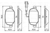 Колодки гальмівні дискові BOSCH 0 986 494 776 (фото 7)