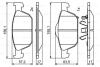 Гальмівні колодки дискові BOSCH 0 986 494 785 (фото 1)