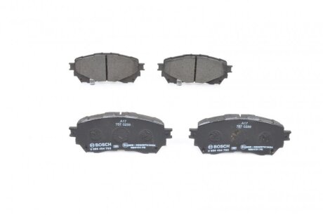 Комплект гальмівних колодок BOSCH 0 986 494 793
