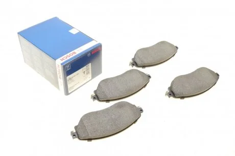 Комплект гальмівних колодок передн, FIAT TALENTO RENAULT TRAFIC III 1.6D/2.0D/Electric 05.14- BOSCH 0 986 494 817