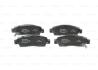 Комплект гальмівних колодок задн, BUICK ENCLAVE CHEVROLET AVALANCHE 1500, TRAILBLAZER GMC ACADIA, ENVOY SAAB 9-7X 3.6/4.2/5.3 09.01- BOSCH 0 986 494 858 (фото 1)