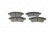 Комплект гальмівних колодок задн, BUICK ENCLAVE CHEVROLET AVALANCHE 1500, TRAILBLAZER GMC ACADIA, ENVOY SAAB 9-7X 3.6/4.2/5.3 09.01- BOSCH 0 986 494 858 (фото 3)
