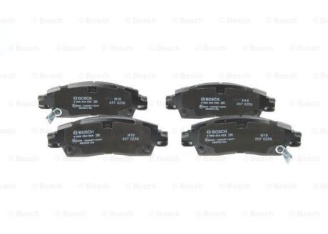 Комплект гальмівних колодок задн, BUICK ENCLAVE CHEVROLET AVALANCHE 1500, TRAILBLAZER GMC ACADIA, ENVOY SAAB 9-7X 3.6/4.2/5.3 09.01- BOSCH 0 986 494 858