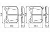 A_Колодки гальмівні дискові SUBARU Forester "R "12>> BOSCH 0 986 494 865 (фото 1)