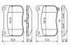 Гальмівні колодки, дискові BOSCH 0 986 494 872 (фото 1)
