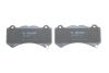 Комплект гальмівних колодок передн, CADILLAC ATS, CTS CHEVROLET CAMARO, CORVETTE DODGE CHALLENGER JEEP GRAND CHEROKEE, GRAND CHEROKEE III, GRAND CHEROKEE IV NISSAN GT-R 3.0D-6.4 12.07- BOSCH 0 986 494 975 (фото 3)