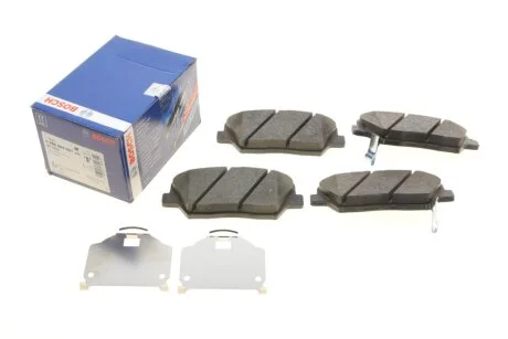 Комплект гальмівних колодок передн, HYUNDAI NEXO KIA CARENS IV 1.6-Electric 03.13- BOSCH 0 986 494 981