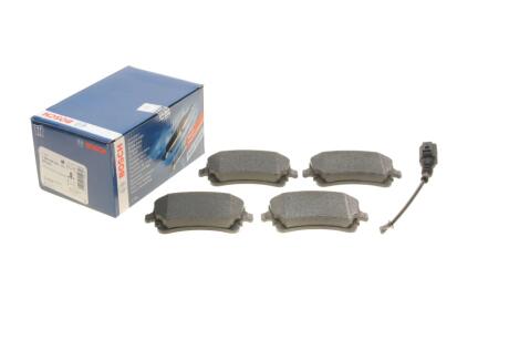Комплект гальмівних колодок задн, VW CALIFORNIA T5 CAMPER, CALIFORNIA T6 CAMPER, MULTIVAN T5, MULTIVAN T6, TRANSPORTER T5, TRANSPORTER T6, TRANSPORTER T6 / CARAVELLE T6 1.9D-3.2 04.03- BOSCH 0 986 495 094