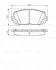 Колодки гальмівні дискові TOYOTA Yaris/Prius \'\'F "06>> PR2 BOSCH 0 986 495 109 (фото 1)